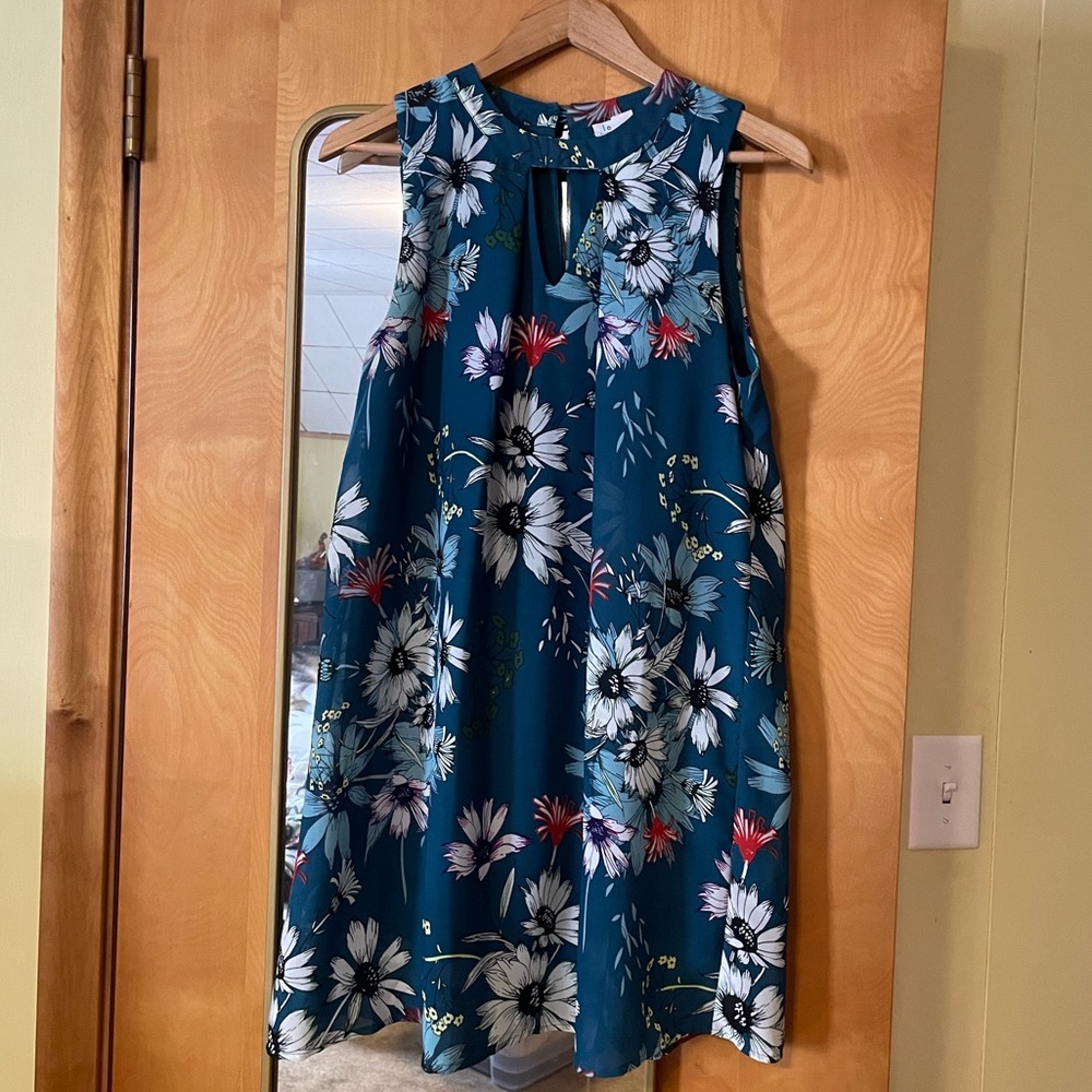 Fun patterned tunic mini dress